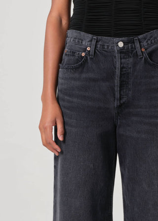 Agolde - Jeans Dame de cintura alta e perna larga sem punho
