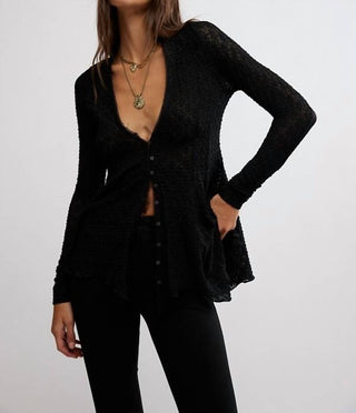 Free People - Janey Lace Long Sleeve Top