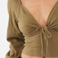 O'Neill - Brinley Balloon Sleeve Crop Top