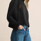 Z Supply - Silvana Mock Neck Embroidered Top