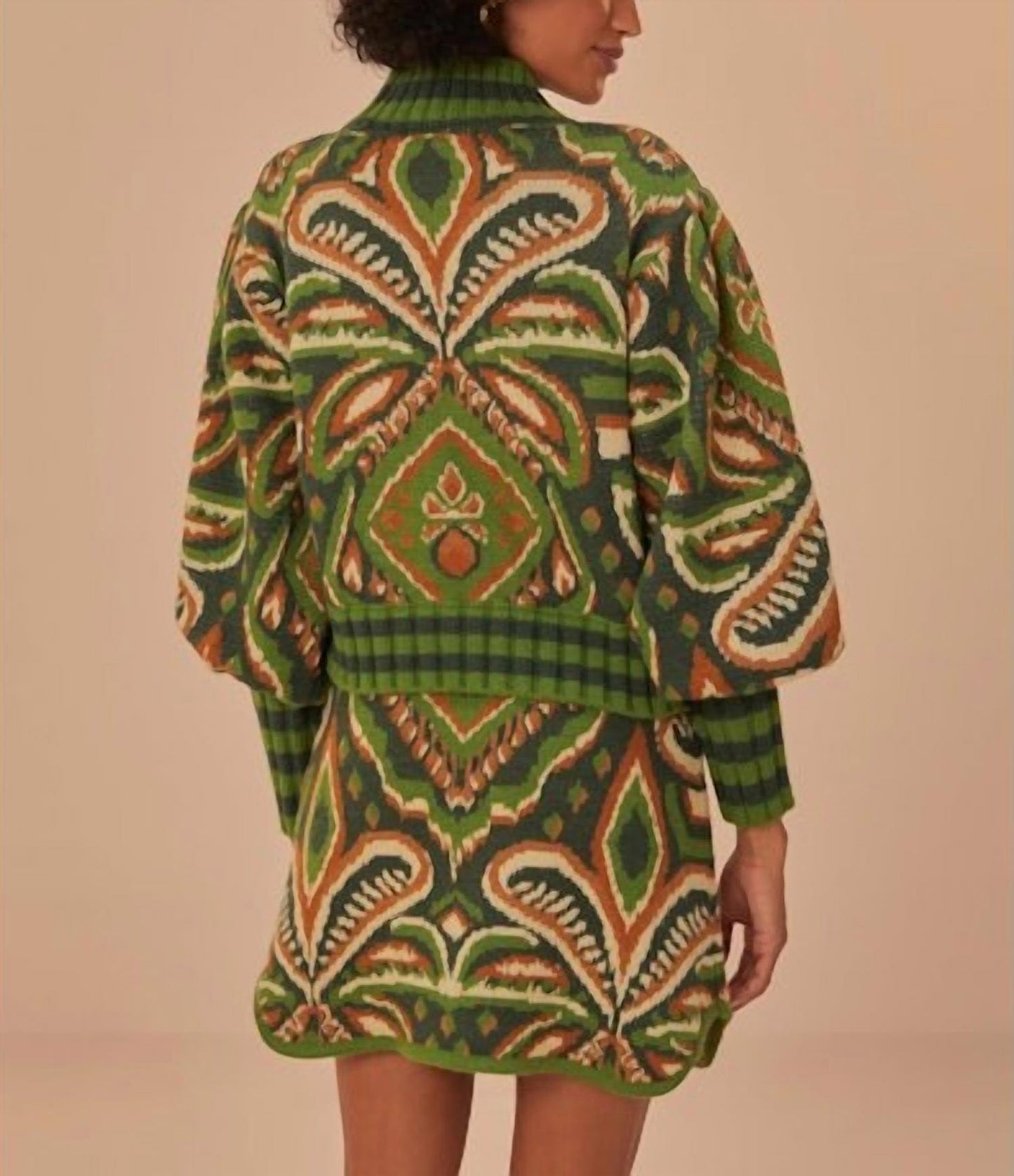 Farm Rio - Jacquard Knit Mini Skirt