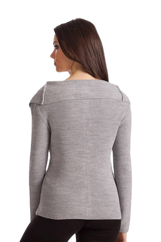 French Kyss - Blusa canelada James com manga sino