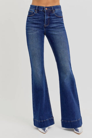 Risen - Tummy Control High Rise Flare Jeans