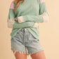Aemi + Co - Gretel Colorblock Lightweight Sweater Top
