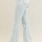 Judy Blue - Mid Rise Destroyed Fray Hem Bootcut Jeans