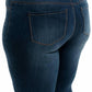 1822 Denim - High-rise Pull-on Skinny Ankle Jeans - Plus