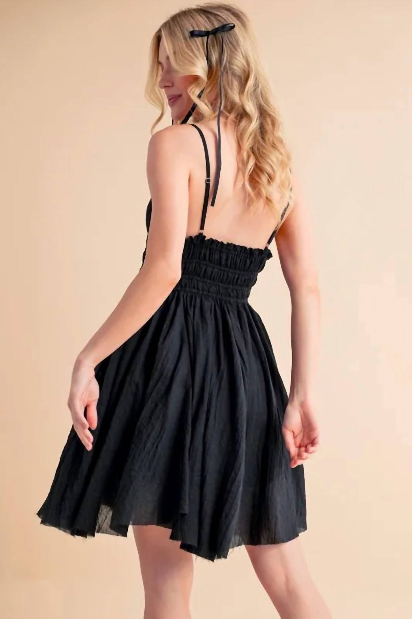 Trendsi - Aemi+Co Lace Detail Mini Cami Dress