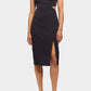 French Connection - Echo Crepe Cut Out Slip Dress