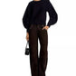 Steve Madden - Rosina Fine Rib Balloon Sleeve Sweater