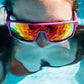 Far Out Sunglasses - Polarized Retros Pink Lens