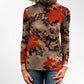 Johnny Was - CLARET MOCK NECK TOP