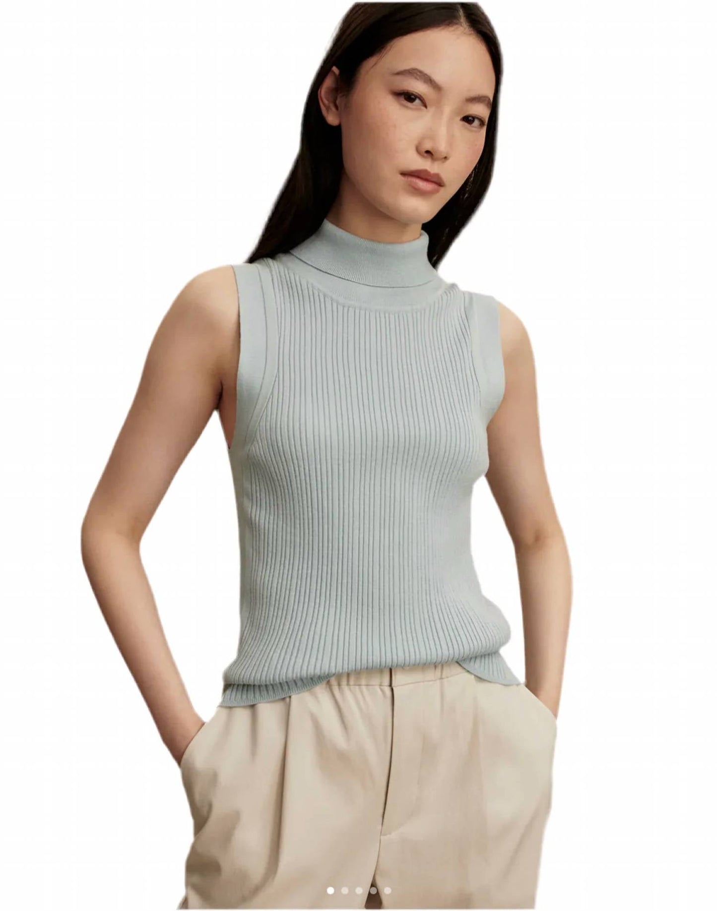 Varley - Anastasia Rib Knit Tank Top