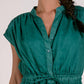 Elan - Short Sleeve Solid Midi Dress