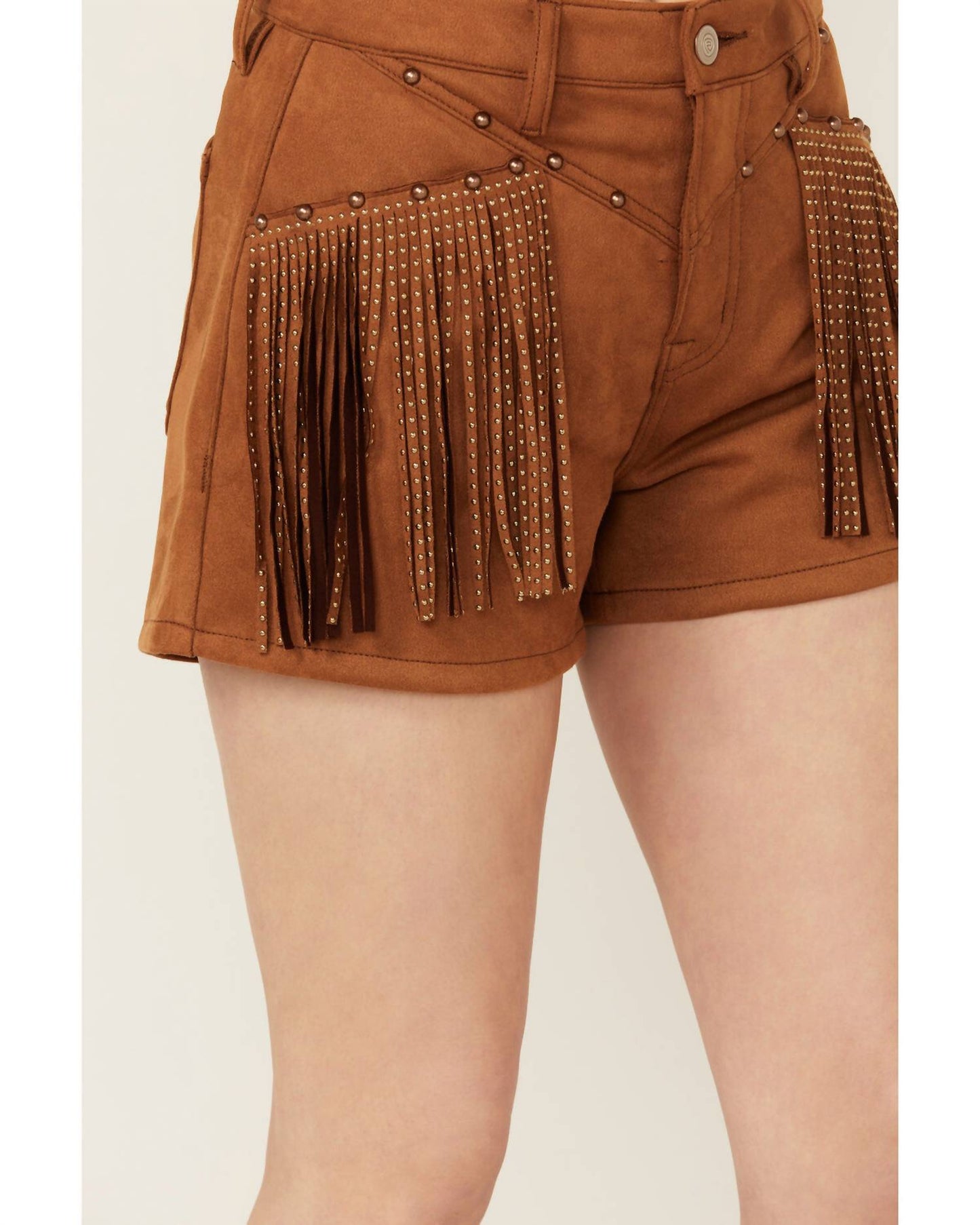 Rock & Roll Cowgirl - Suede Fringe Shorts