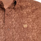 Cinch - Men's Rust Paisley Long Sleeve Shirt