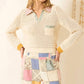 Alix Of Bohemia - Liza Sorbet Crochet Top