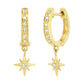 Elliot Young - Women's 14K Pave Huggies Earring