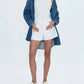 Pistola - Elle Denim Mini Shirt Dress