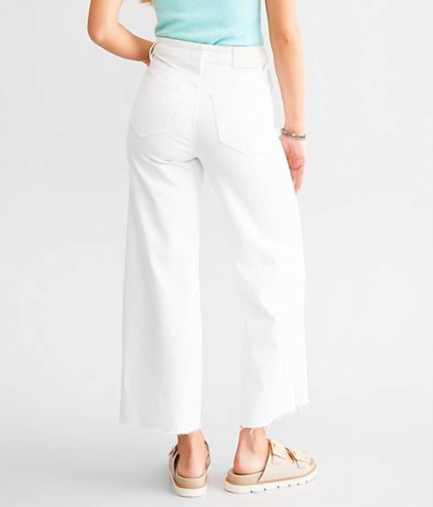 Hidden - Nori Clean Cropped Wide Leg Jeans