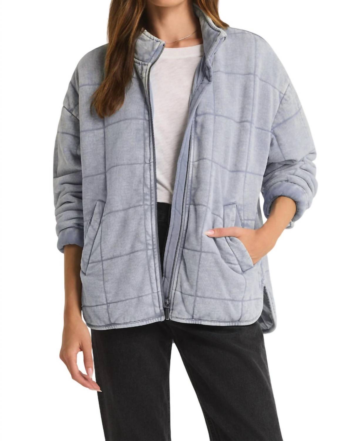 Z Supply - Bonfire Knit Denim Jacket