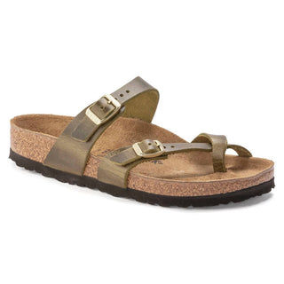 Birkenstock - Sandália feminina Mayari em couro oleado