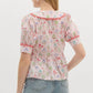 Entro - Floral Peplum Top