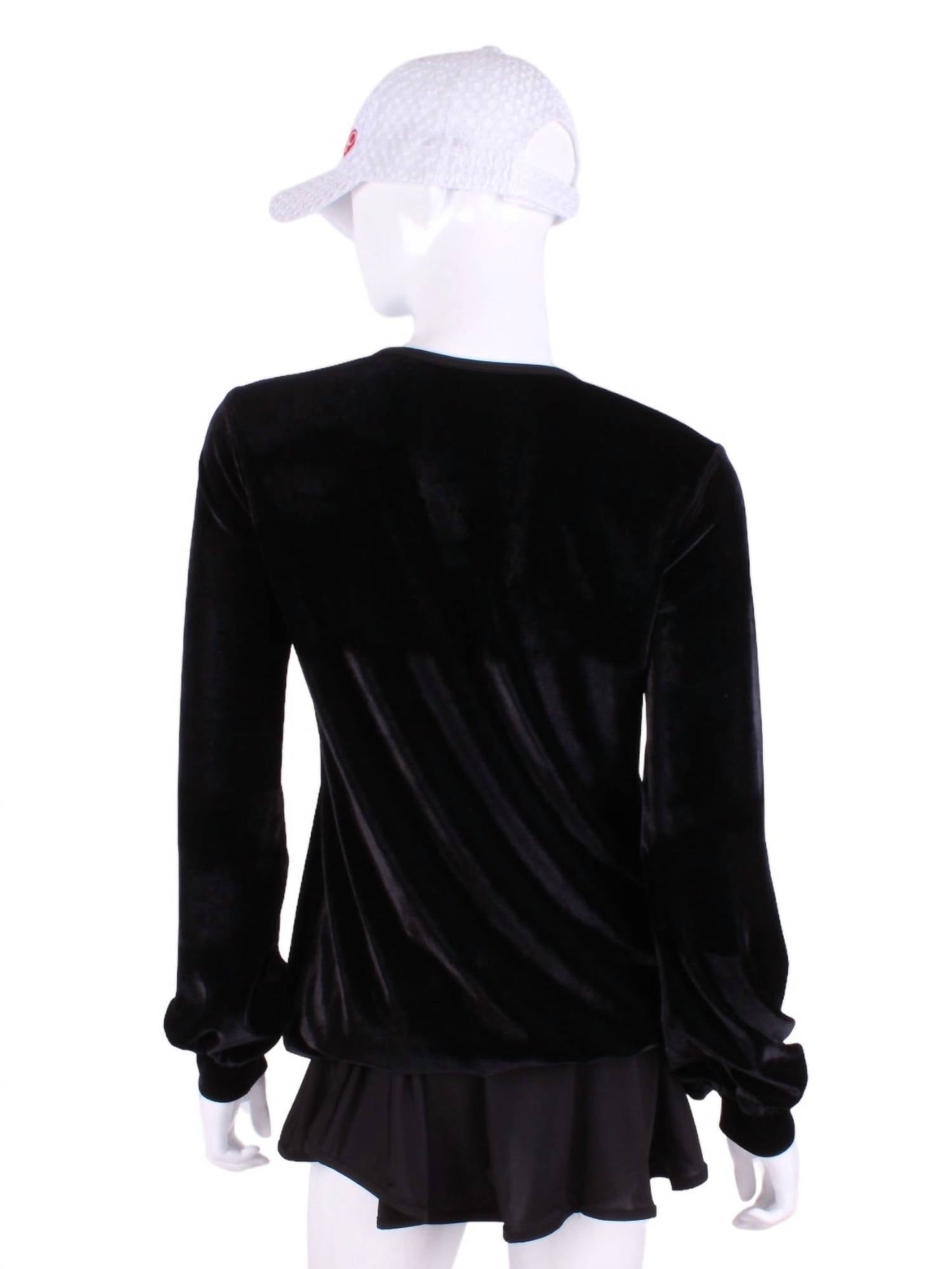 Love Love Tennis - Women's Velvet Long Sleeve Top