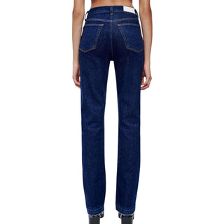 Re/Done - Calça Jeans Skinny Boot de Cós Alto dos Anos 70