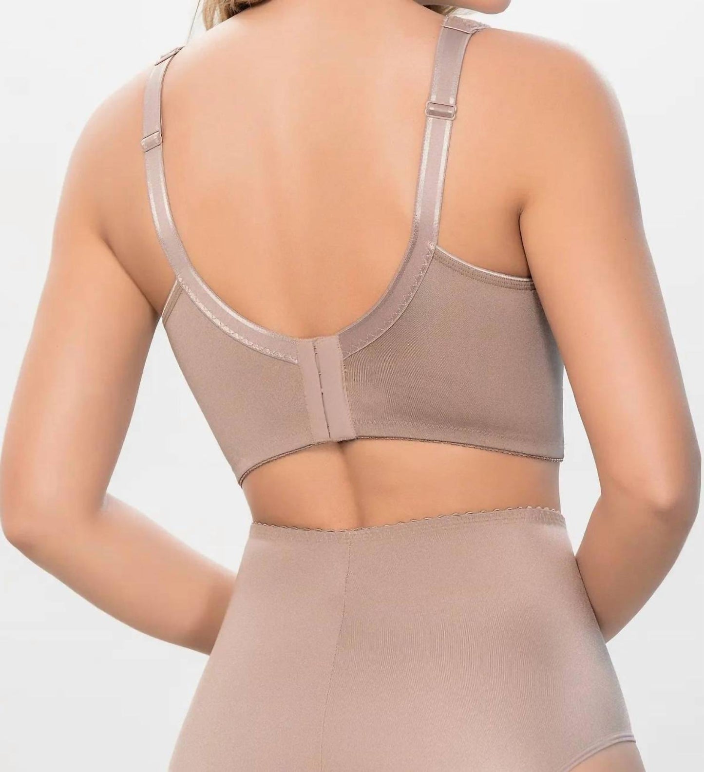 Siluets - No Hoop Bra With Wide Padded Straps And Deep Cups | Inner Elastic Band For Extra Support