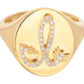 Adina Reyter - Women's Diamond Arrow Initial Signet Ring - I