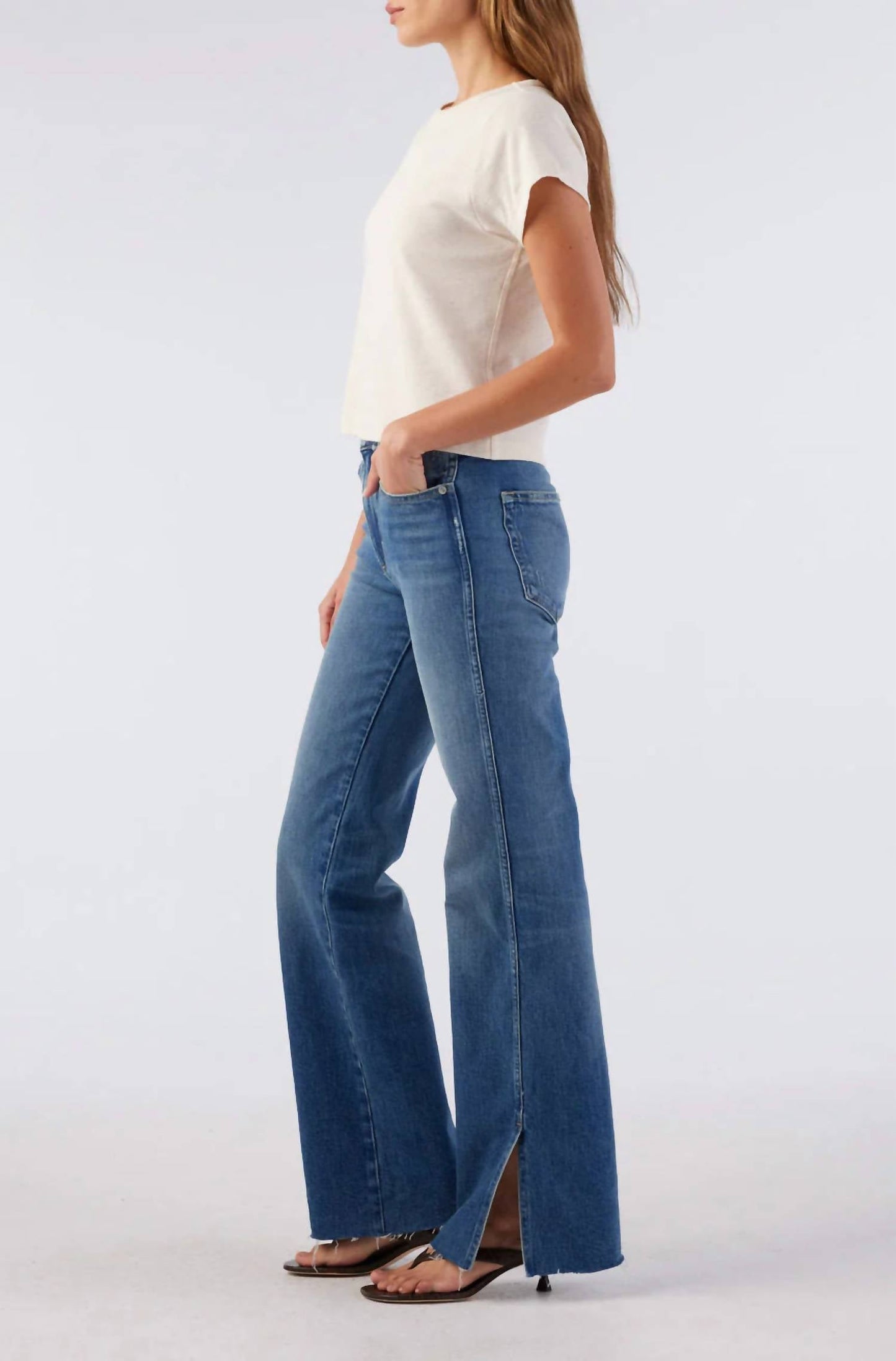 Amo - Georgia Split Flare Jean