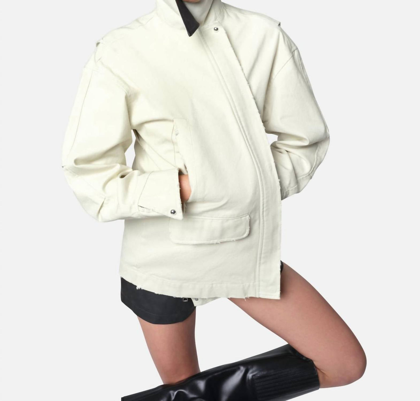 Apparis - Deconstructed Canvas Barn Jacket