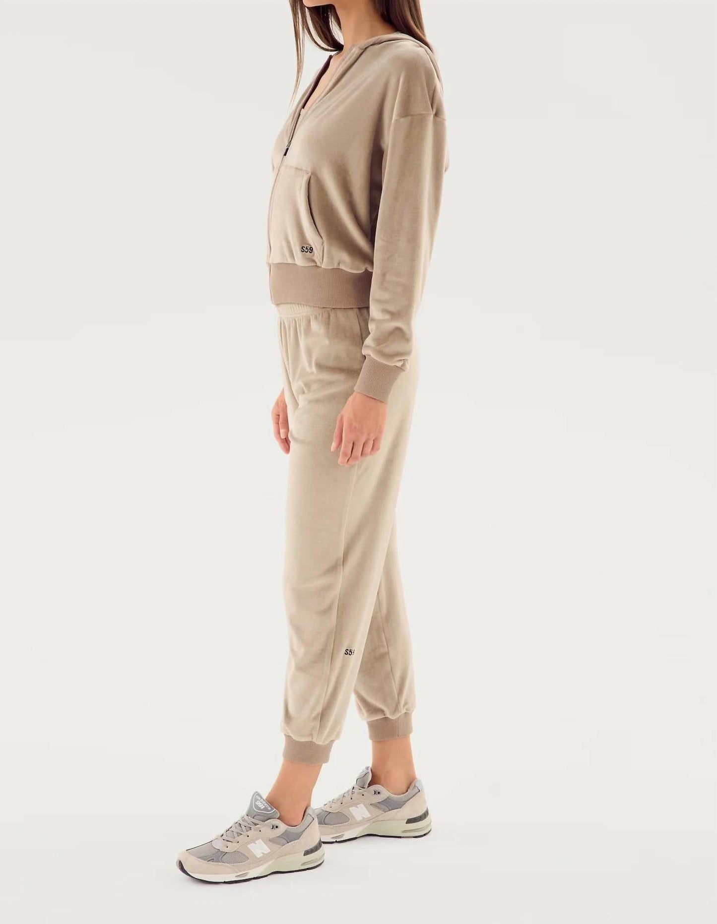 Splits59 - Rhys Velour Zip Up Hoodie