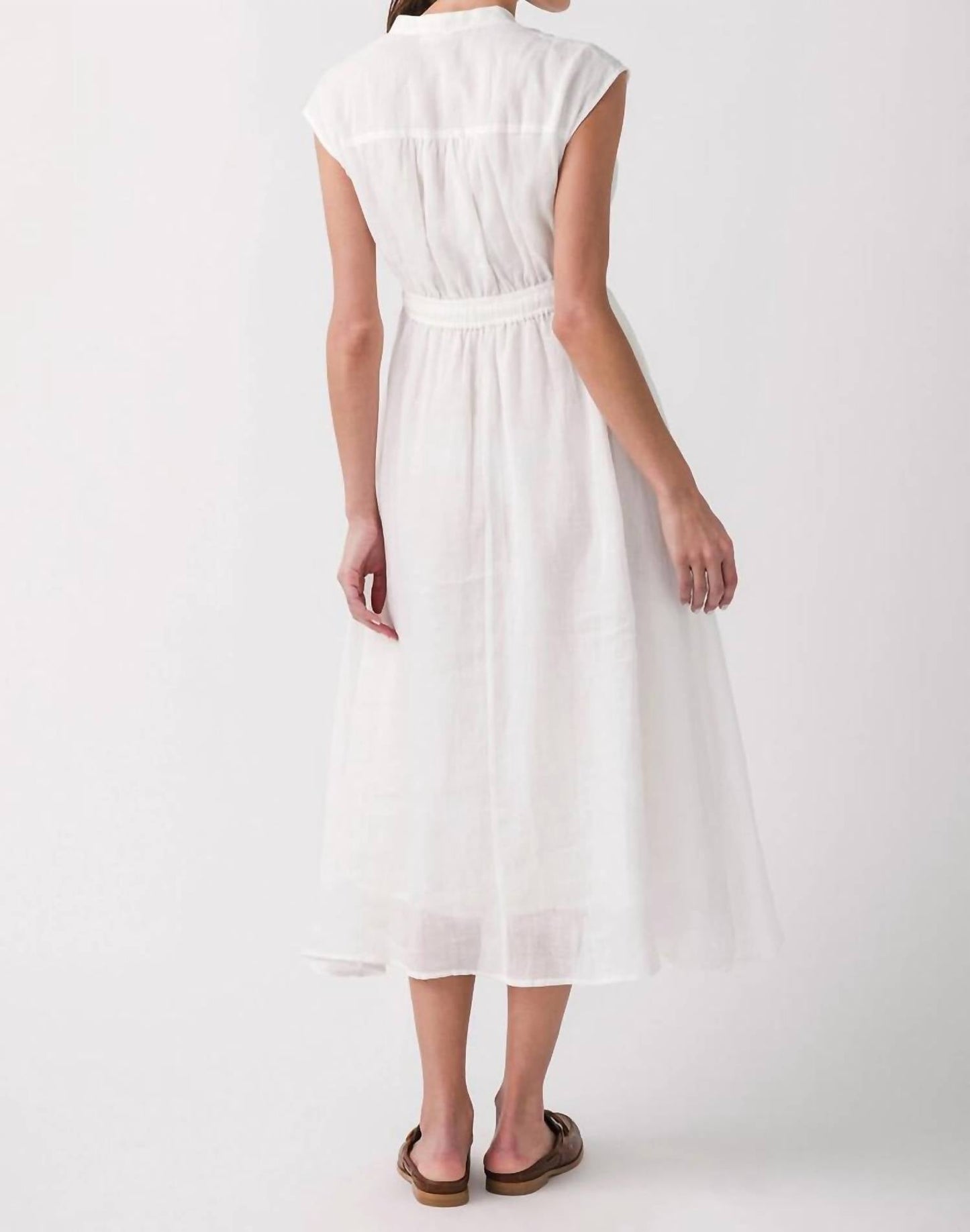 Elan - Tie Waist Midi Dress