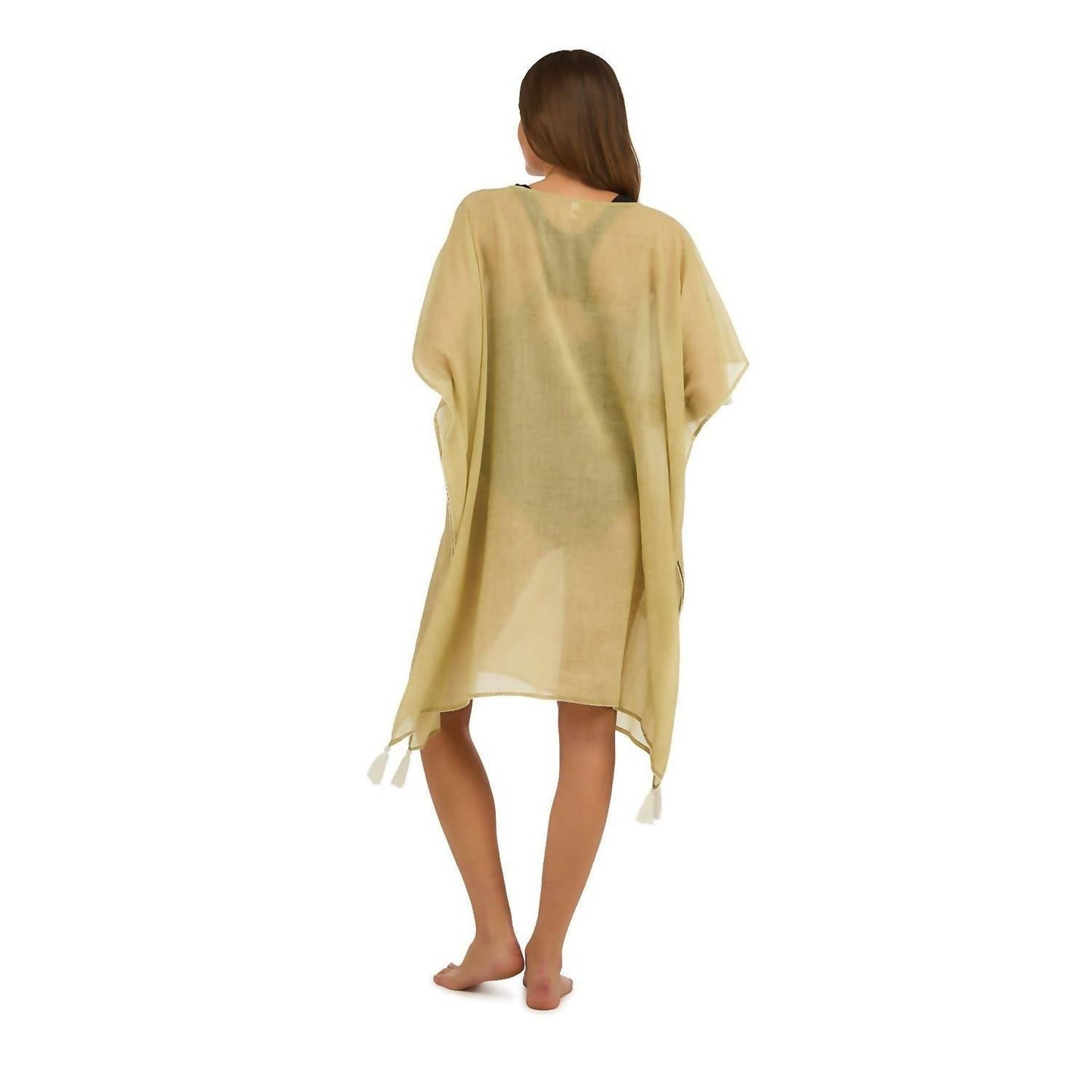 2 Chic - Embroidered Detail Tunic Cover Up