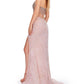 Ashleylauren - Crystal Beadwork Strapless Gown