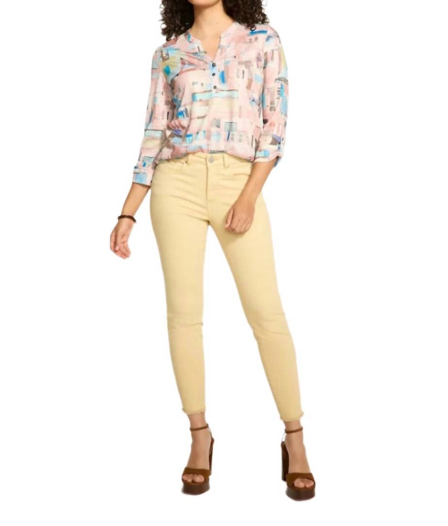 Fdj - Olivia Mid Rise Skinny Jeans