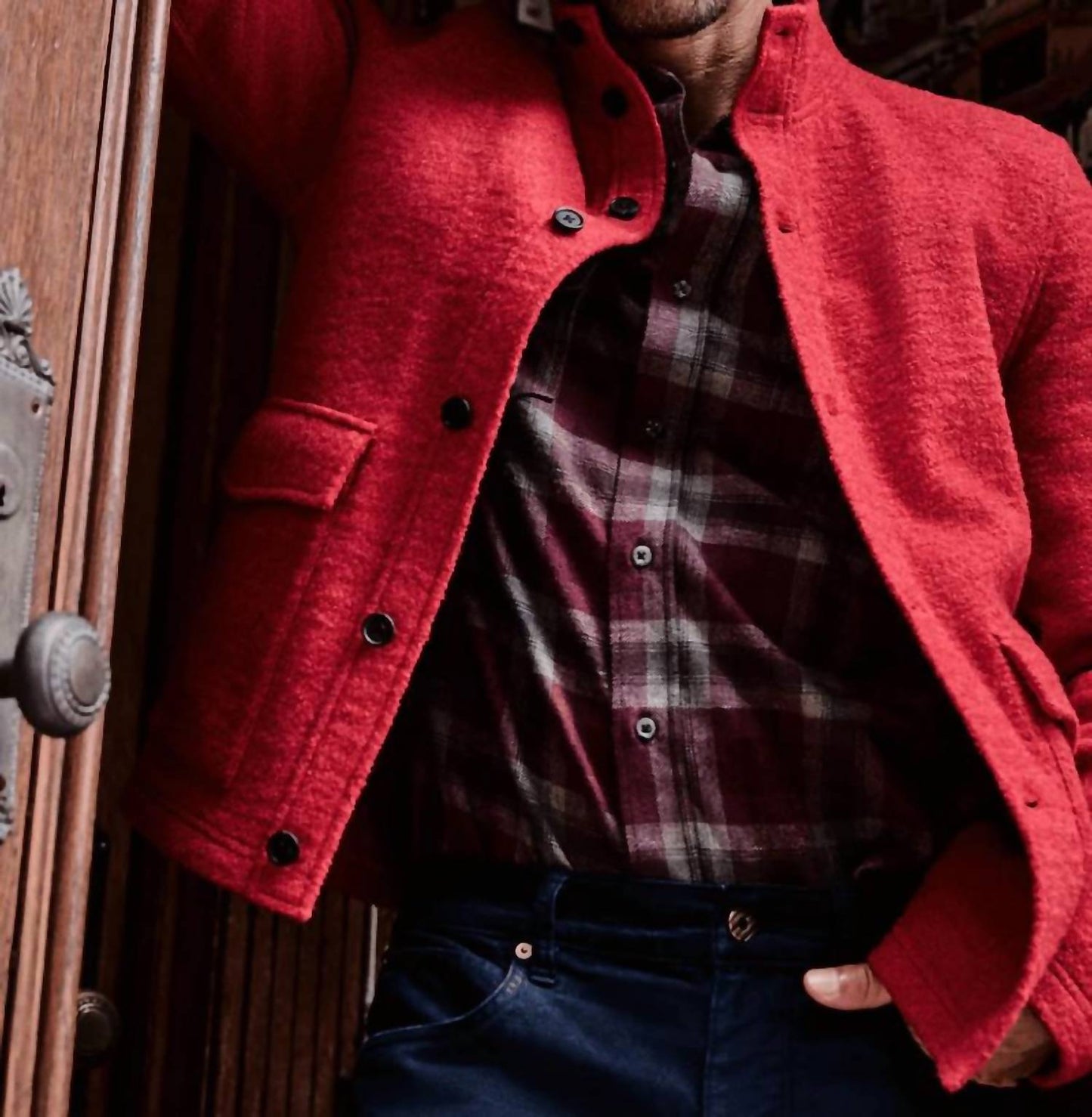 Billy Reid - Brushed Bold Plaid Scout Shirt