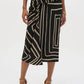 Joseph Ribkoff - High-waist Midi Wrap Skirt