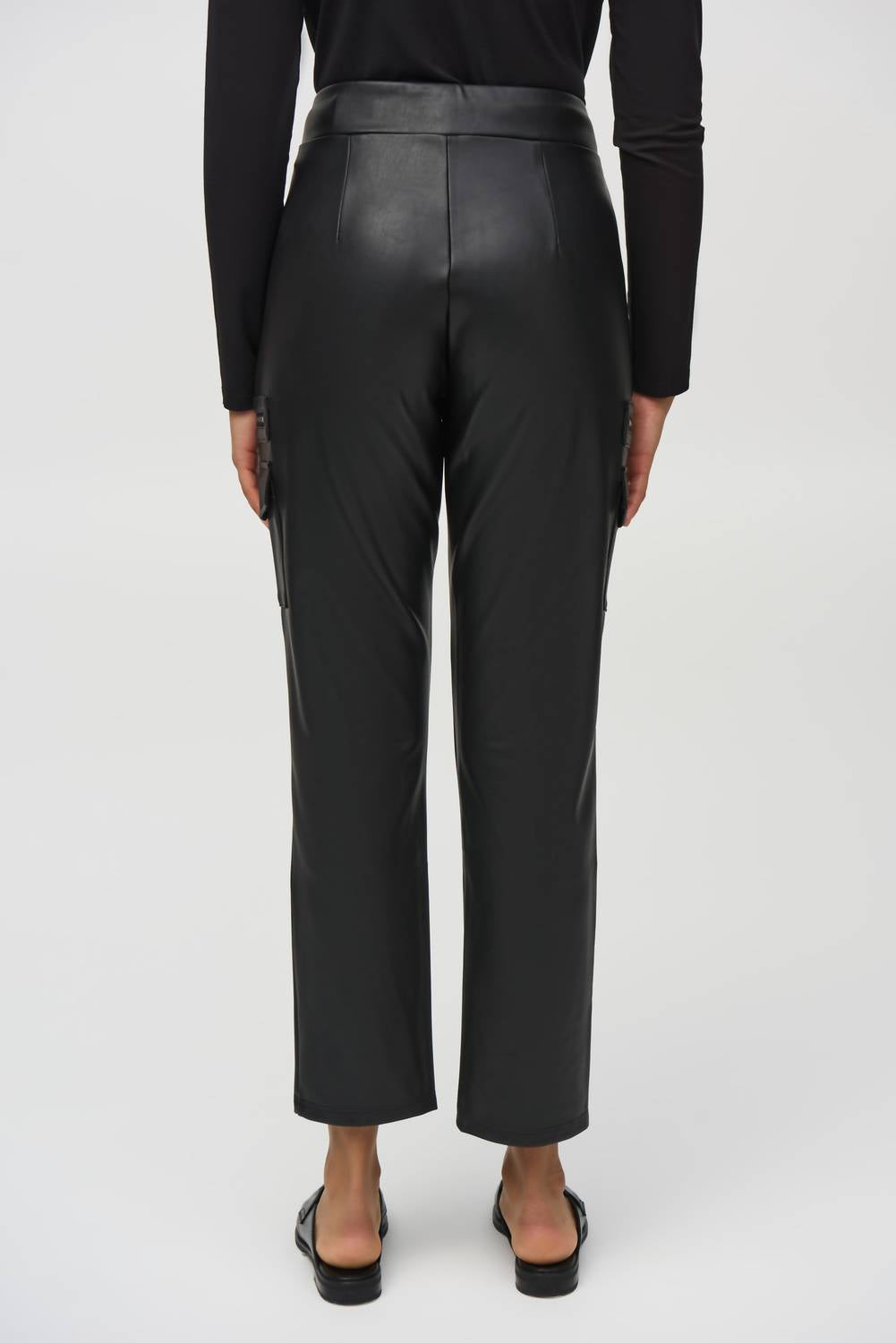 Joseph Ribkoff - Leatherette Cargo Pants
