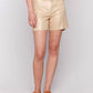 Charlie B - Foil Linen Shorts