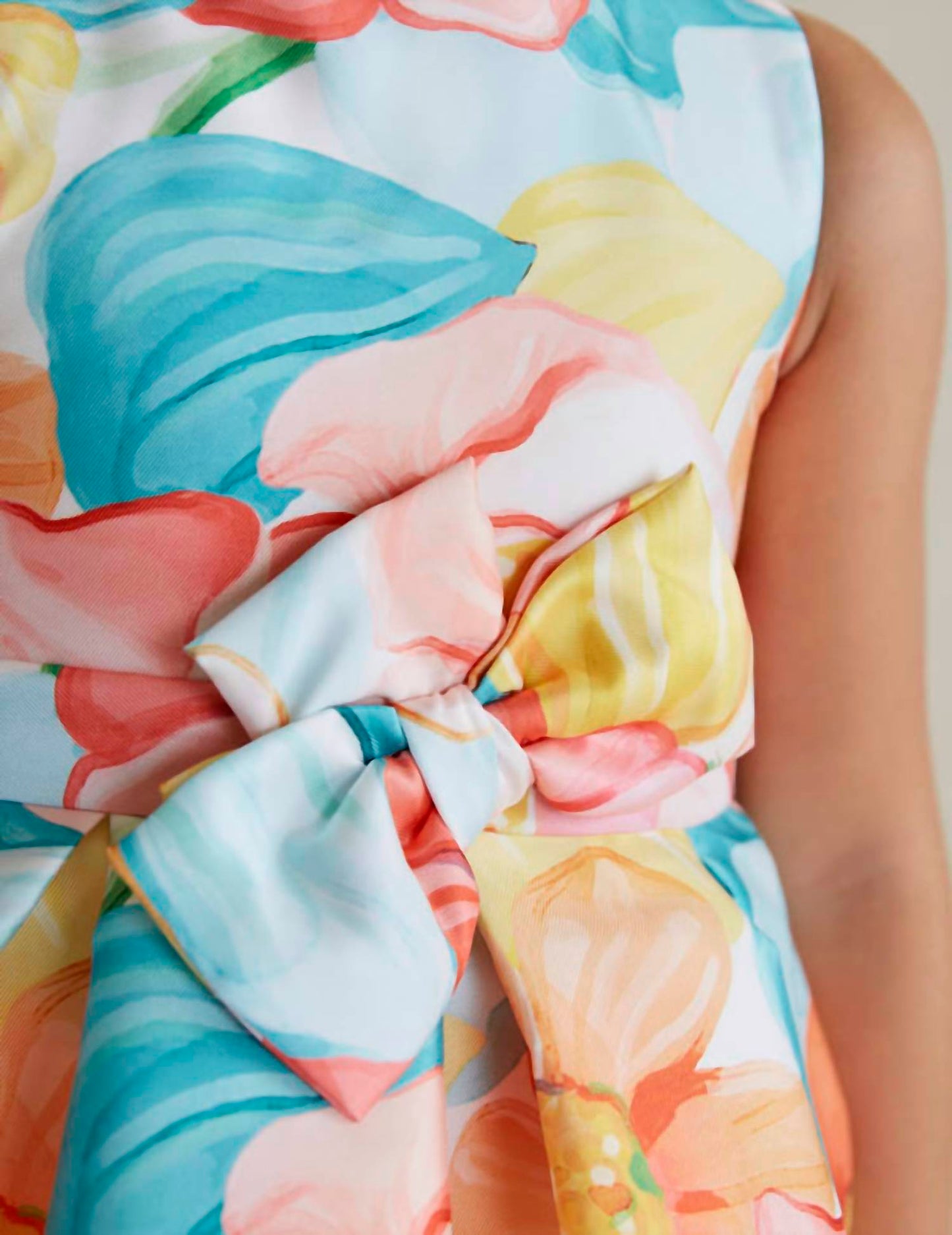 Abel & Lula - Floral Mikado Print Dress