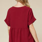 Entro - Textured Babydoll Top