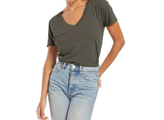 Z Supply - Camiseta de algodão com bolso