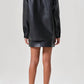 Agolde - Agda Mini Recycled Leather Skirt