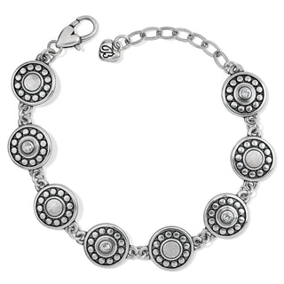 Brighton - Pulseira feminina com medalhas de seixos e bolinhas