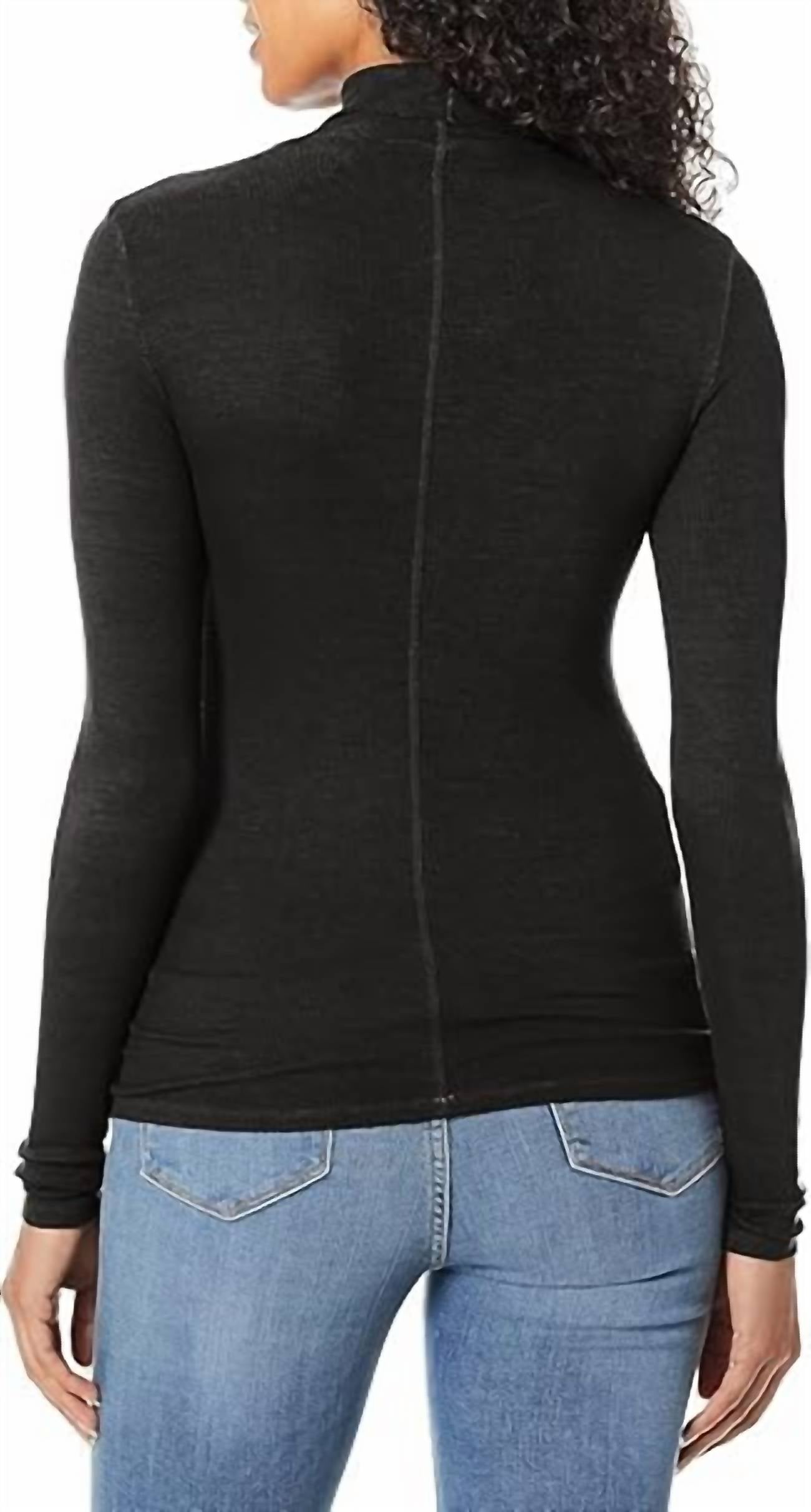 Enza Costa - RIB FITTED L/S TURTLENECK