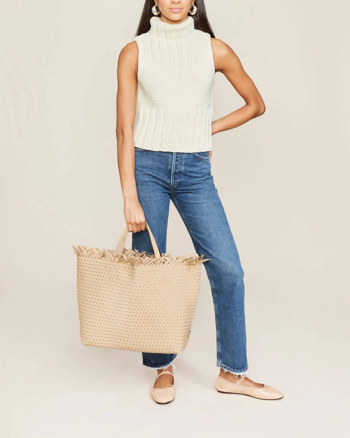 Naghedi - Women's Havana Large Tote Bag