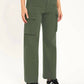 Daze - Cadet Cargo High Rise Cinch Hem Pants