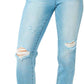 Judy Blue - Mid Rise Star Pocket Boyfriend Jeans